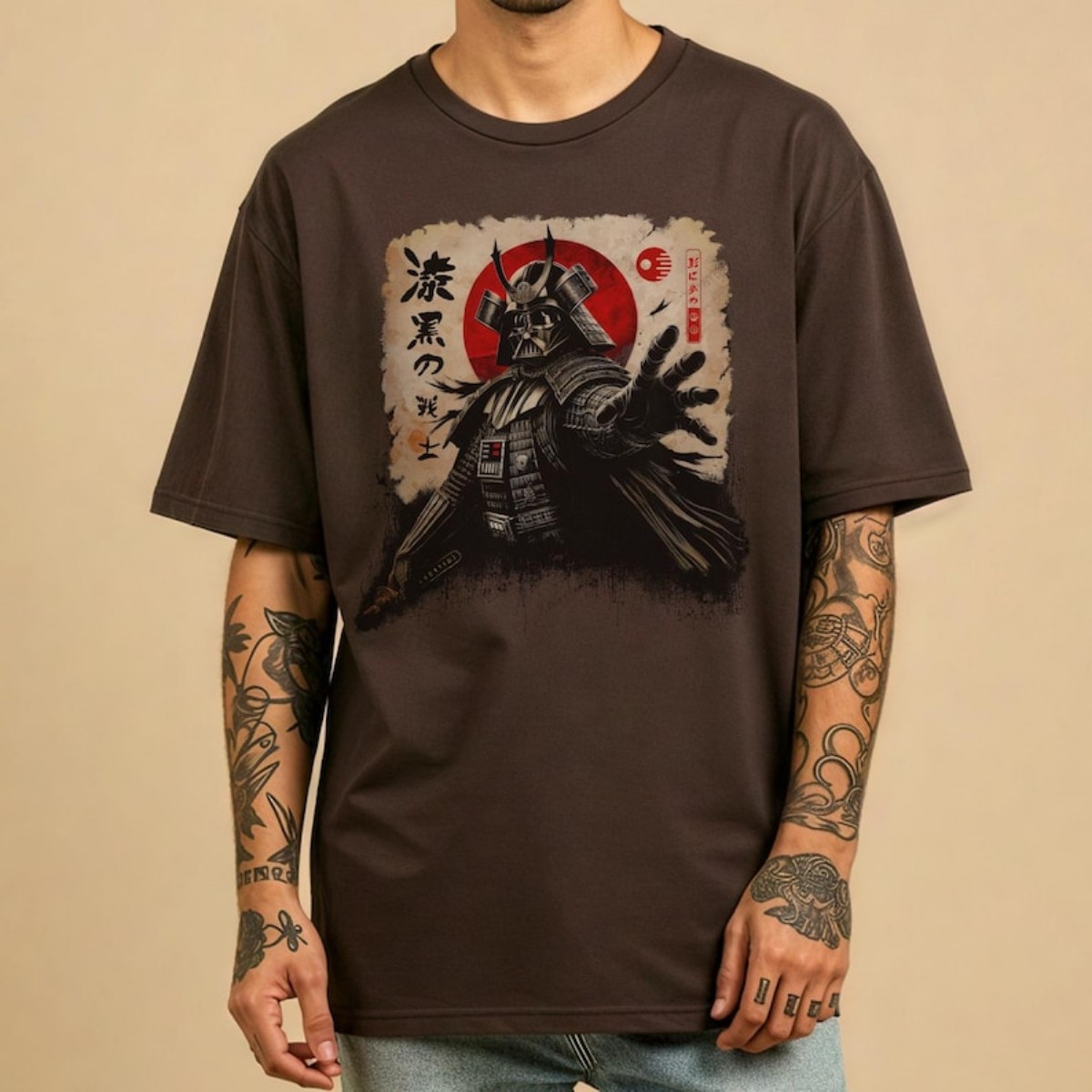 Vintage Samurai Darth Vader T Shirt, Antique Japanese Darth Vader Star Wars T-Shirt, Sumi-e Tee, Japanese Tshirt, Anime Print Shirt Gift Vintage Samurai Darth Vader T Shirt, Antique Japanese Darth Vader Star Wars T-Shirt, Sumi-e Tee, Japanese Tshirt, Anime Print Shirt Gift